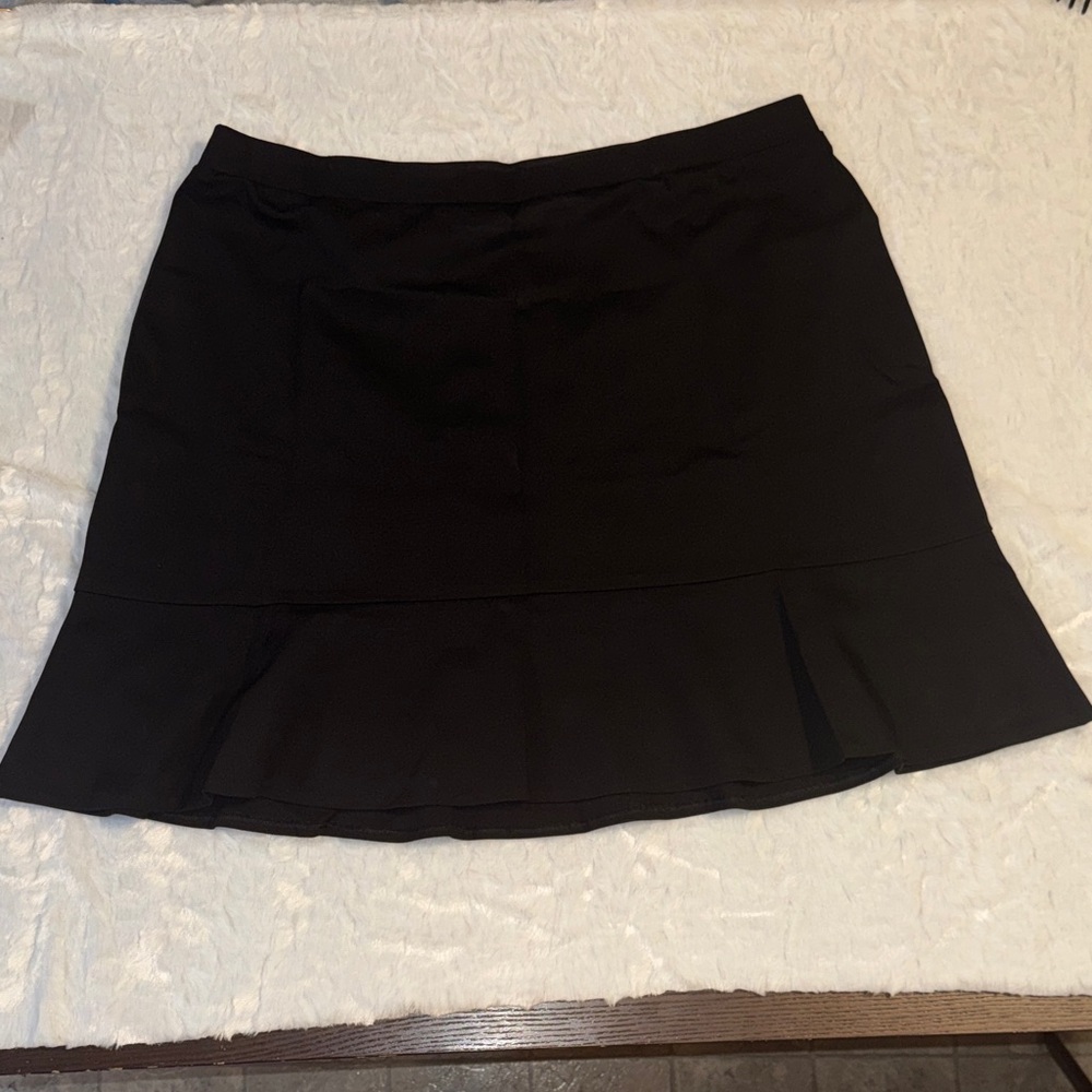 Lane Bryant Classic Black Midi Skirt